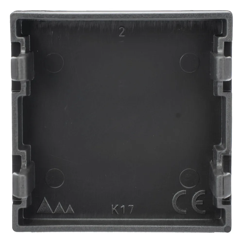 Módulo Placa Ciega Color Grafito / (K17/14) – vista 3