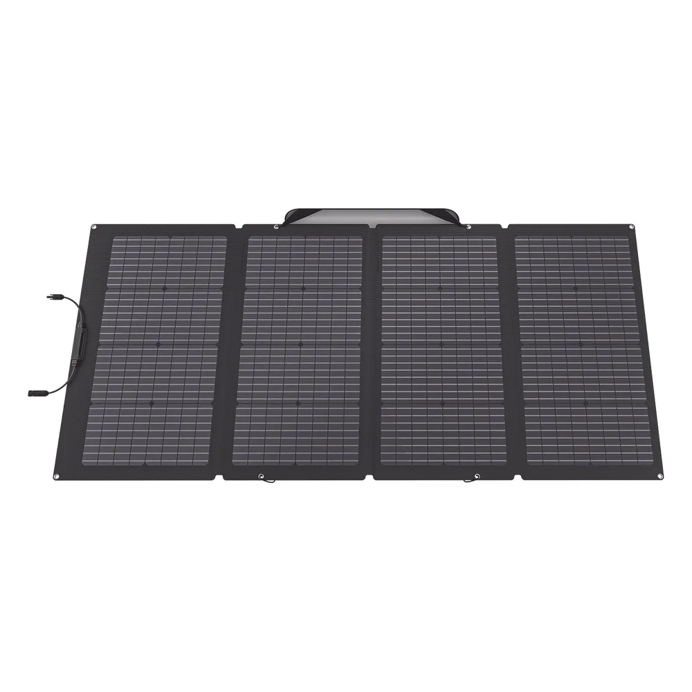 Módulo Solar Portátil y Flexible de 220W Recomendado para Estaciones Portátiles EFD330, EFD350 ó EFD500 / Ajuste de Ángulo / Carga Eficiente / Incluye Cable XT60 a MC4 – vista 3