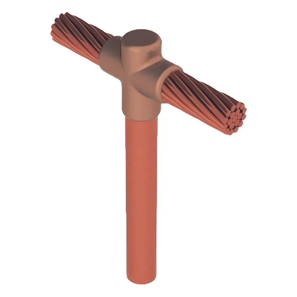 Molde para soldadura exotermica Tipo T, Tope de varilla 5/8 in. a Cable de Paso 2/0 AWG