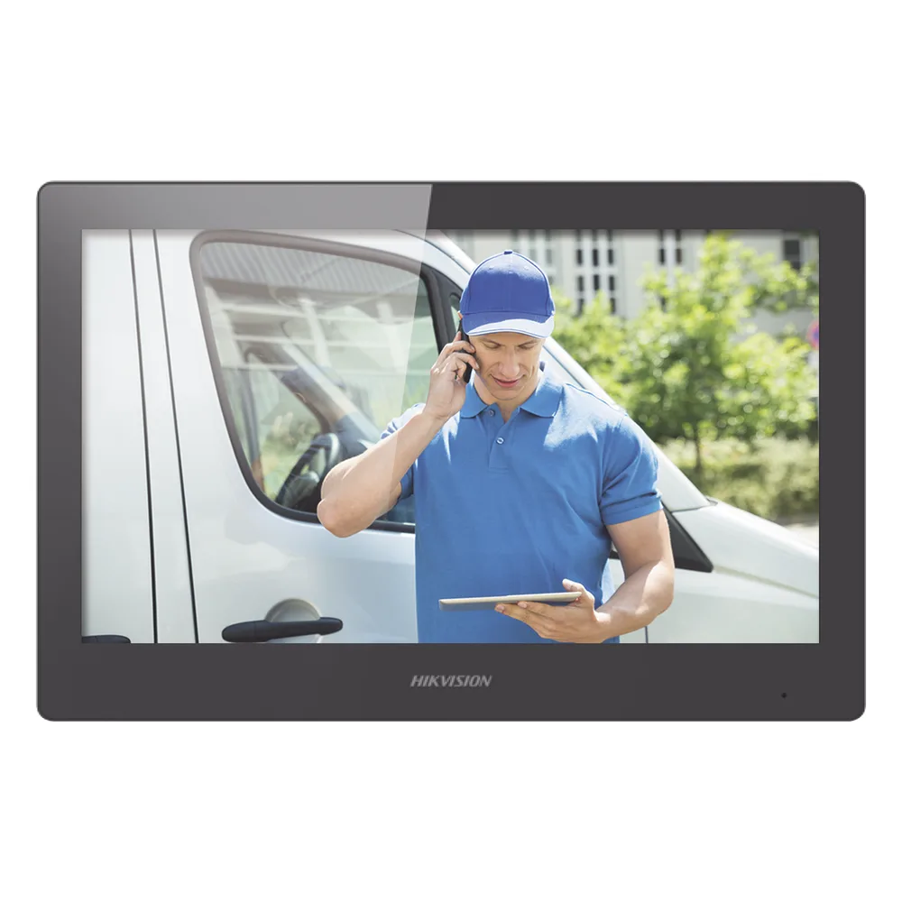Monitor Touch Screen 10" para Videoportero IP / Estético / Video en Vivo / WiFi / Apertura Remota / llamada entre monitores / Audio de dos vías / Policarbonato