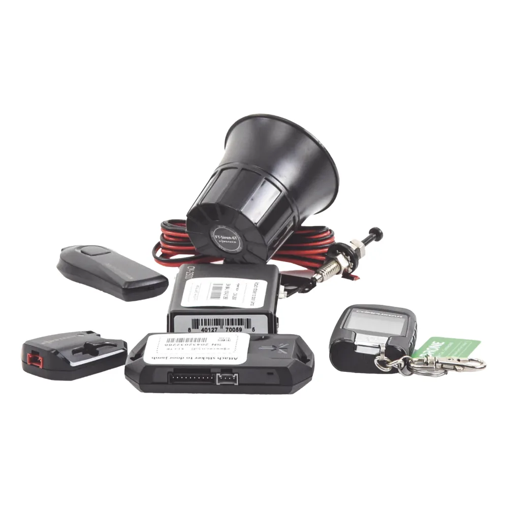 (MONITOREO en APP) Kit de Alarma Vehicular Profesional de 2 vías y control LCD con modulo CM2500 Incluye  GPS X1-MAX LTE – vista 4