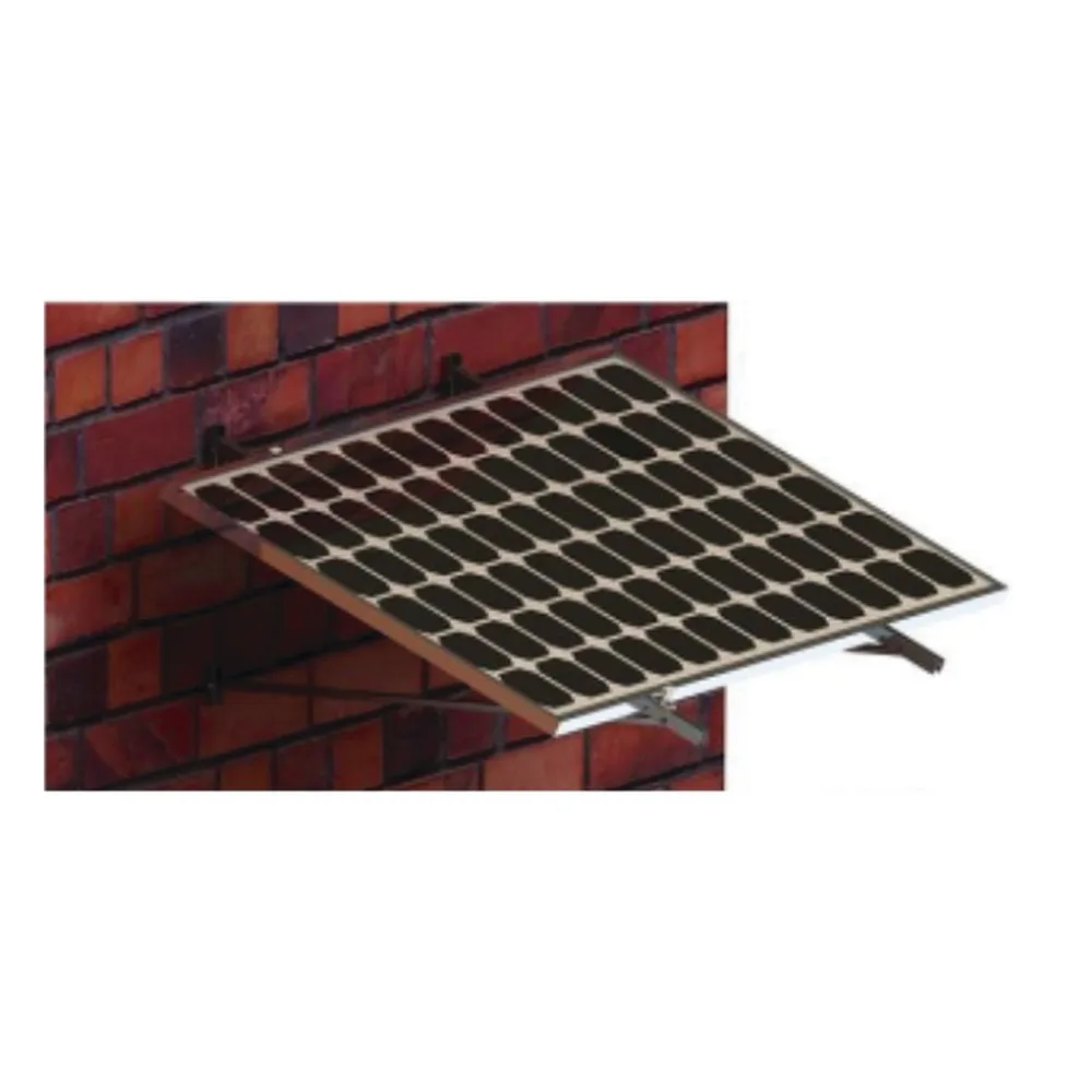 Montaje Para Módulos Solares En Muro Con Espesor De 30-35 mm, Riel 1300mm – vista 2