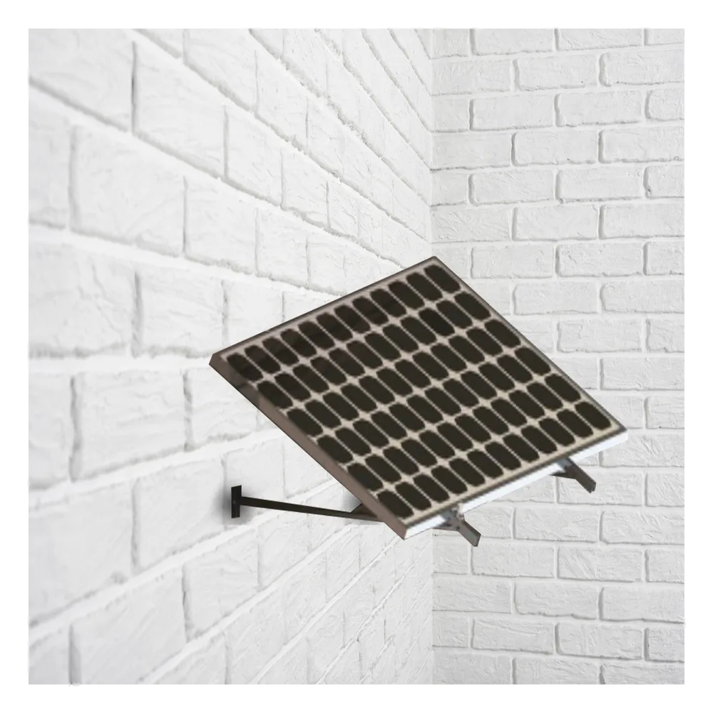 Montaje Para Módulos Solares En Muro Con Espesor De 30-35 mm, Riel 1300mm – vista 3