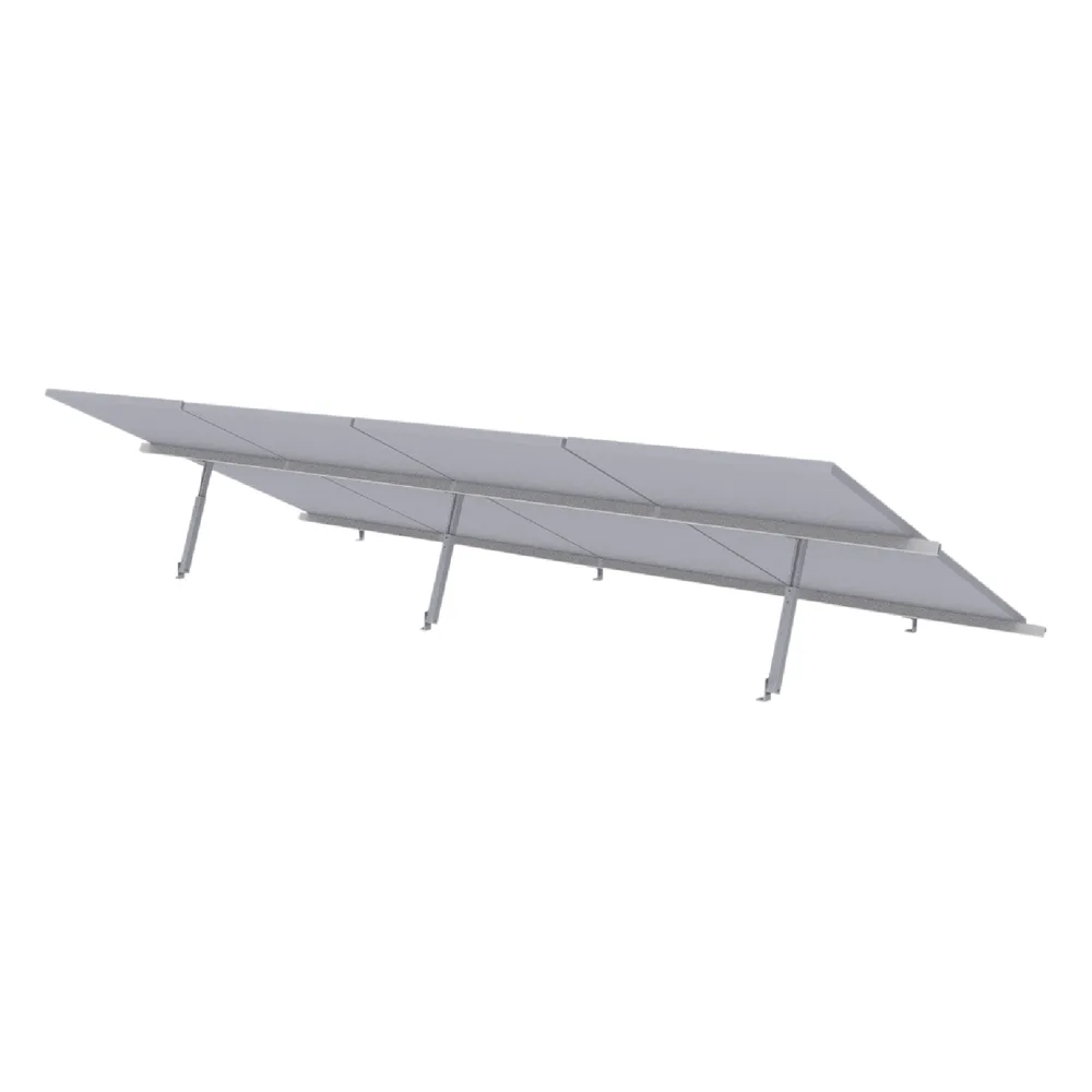 Montaje para Panel Solar, Riel de 4400mm para Módulos con Espesor de 35mm, Velocidad de Viento Máx. 136km/h – vista 2