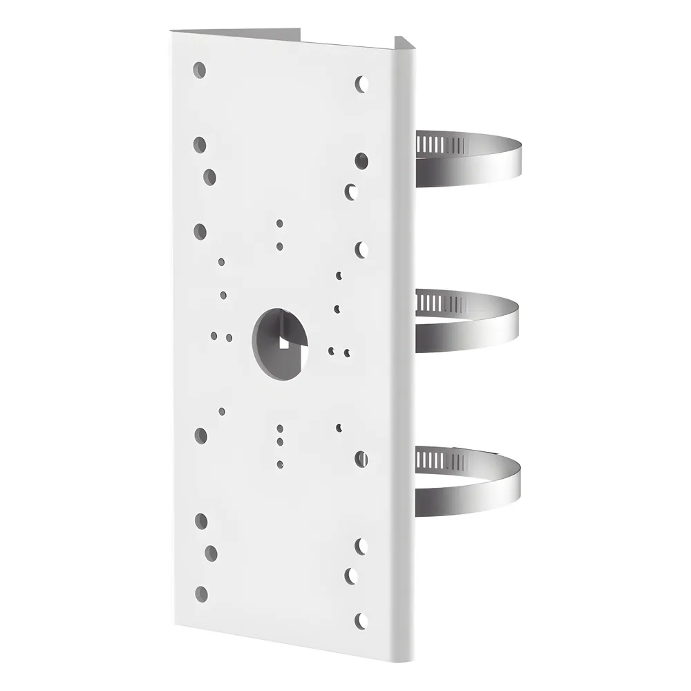 Montaje para Poste / Compatible con PTZ HIKVISION / Acero Inoxidable