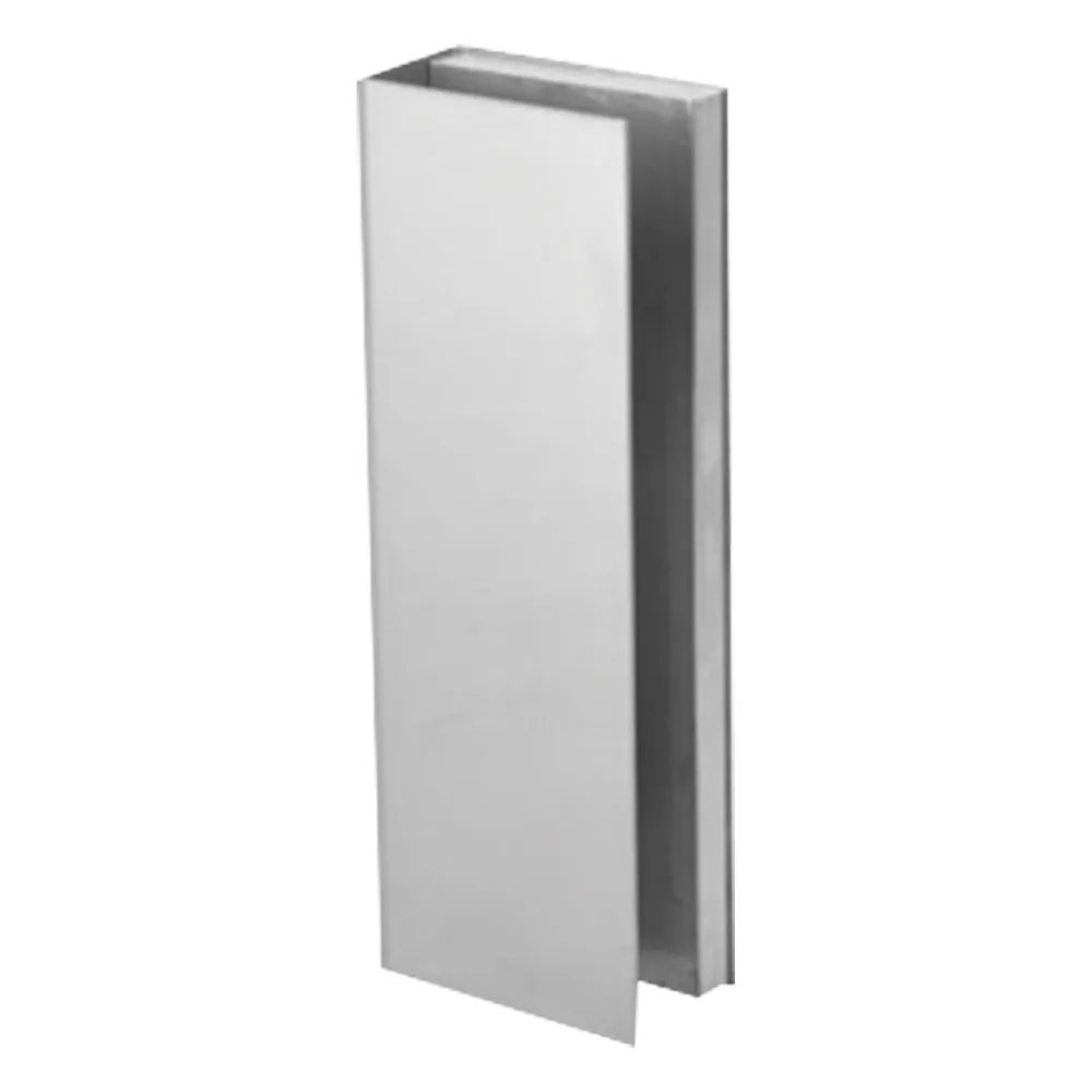 Montaje "U" para Puertas de Vidrio/ 3/4" de Grosor/ Para Chapas Magnéticas de 1200 lbs./ Ajuste por Opresores