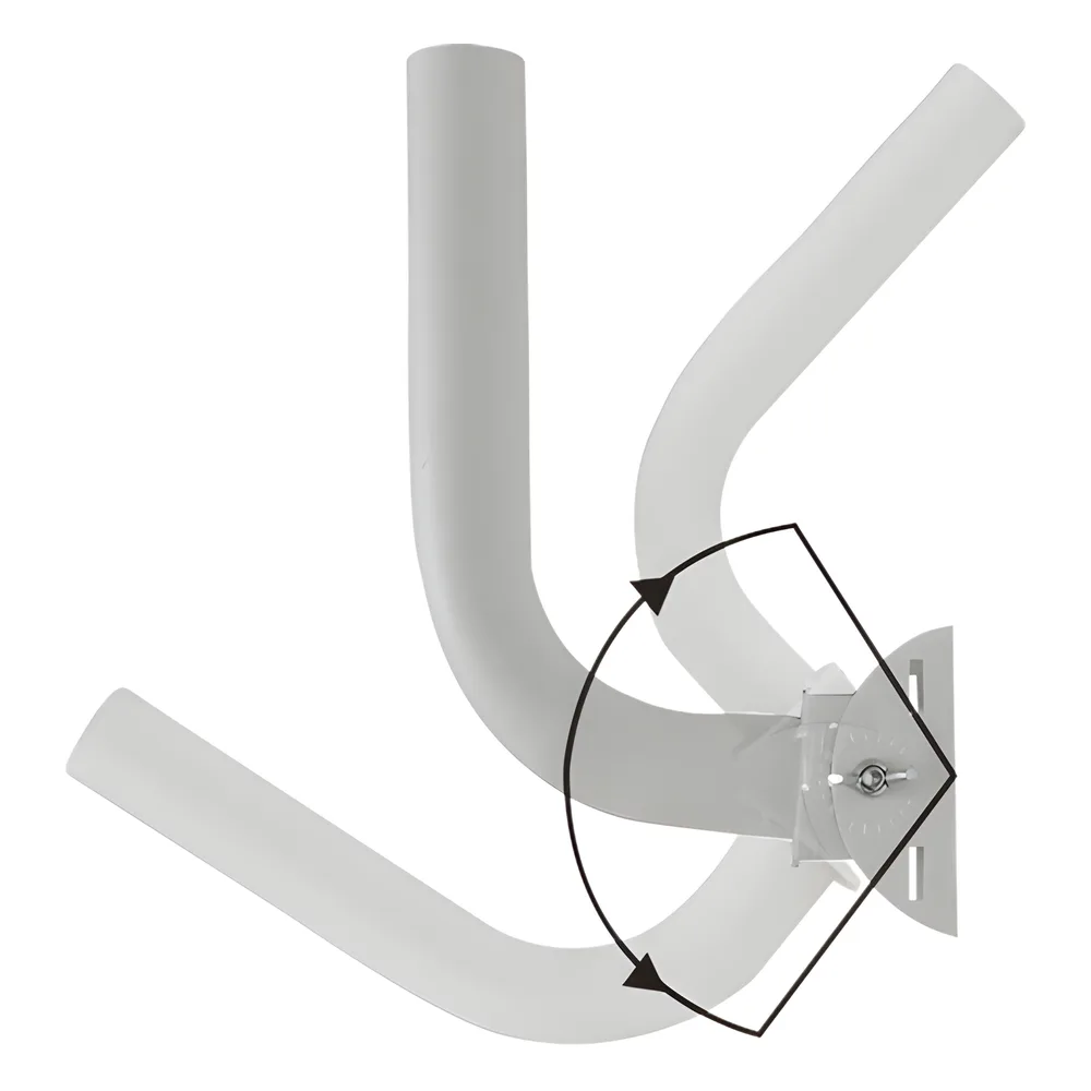 Montaje universal flexible para instalación en poste o pared, compatible con equipos Ubiquiti, Mimosa, Cambium y Altai – vista 2