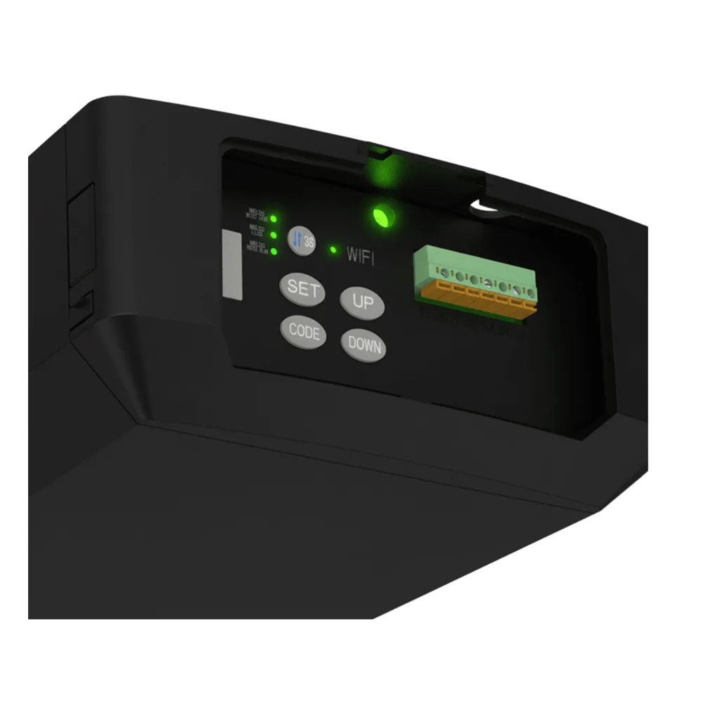 Motor P/ Puertas Garage / 1/2HP / Silencioso  / WIFI / Incluye Riel 3 Mts tipo C / Compatible con Riel tipo T / 2 Controles Inalámbricos Visera / 1 Control Inalámbrico Pared. – vista 3