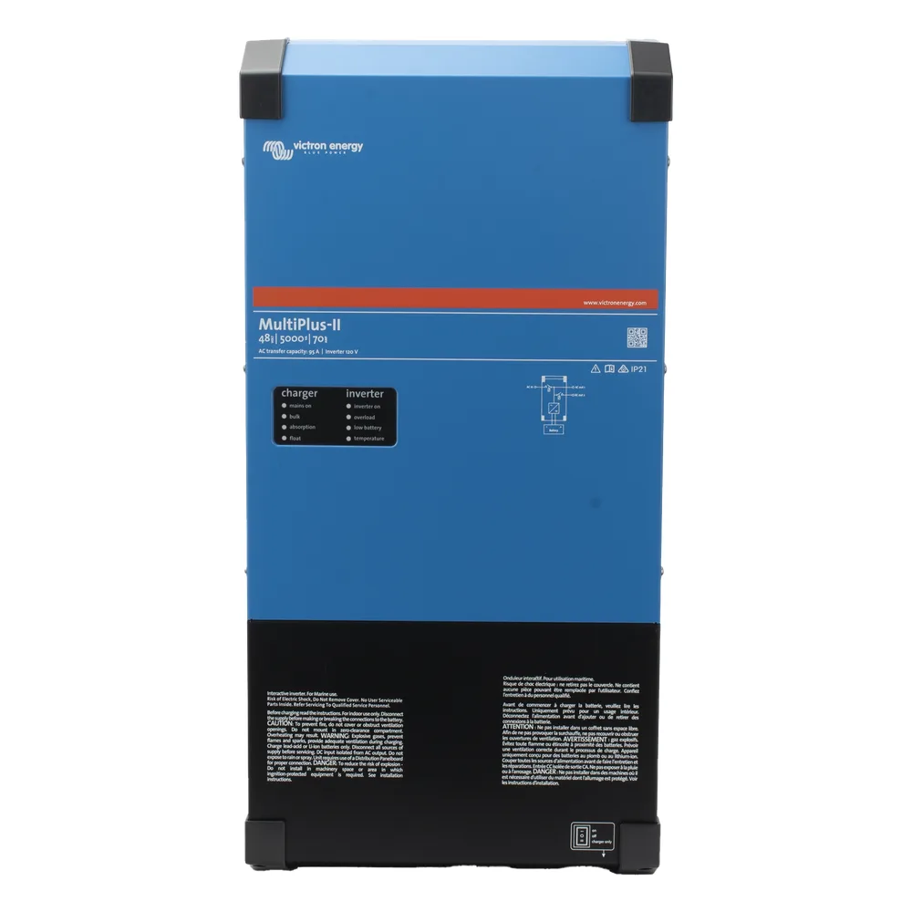 MultiPlus-II 48/5000/70-95 / Inversor Cargador de Onda Pura / Entrada 48 Vcc / Salida 4000 W 120 Vca  60 Hz