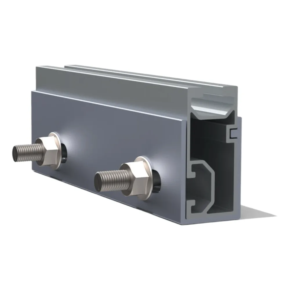 N Connector / Cople de Aluminio para N Rail 4.72 / Acero Inoxidable / – vista 2