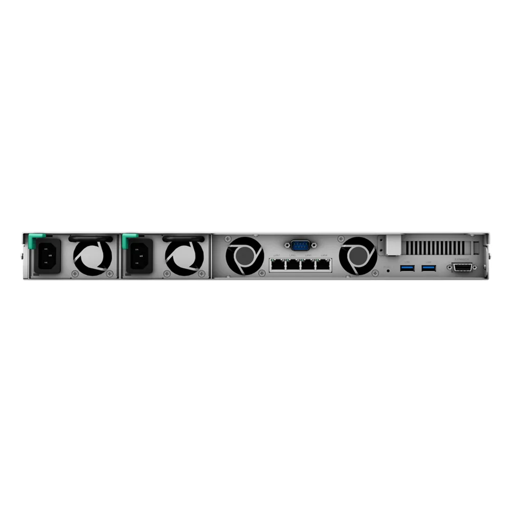 NAS RackStation RS1619xs+ | 4 Bahías | CPU Intel Xeon D-1527 Quad-Core | 8 GB DDR4 ECC (Ampliable a 64 GB) | 2 Ranuras M.2 NVMe/SATA | 4 Puertos LAN 1GbE | Soporte 10GbE Opcional | Escalable hasta 16 Bahías. – vista 7