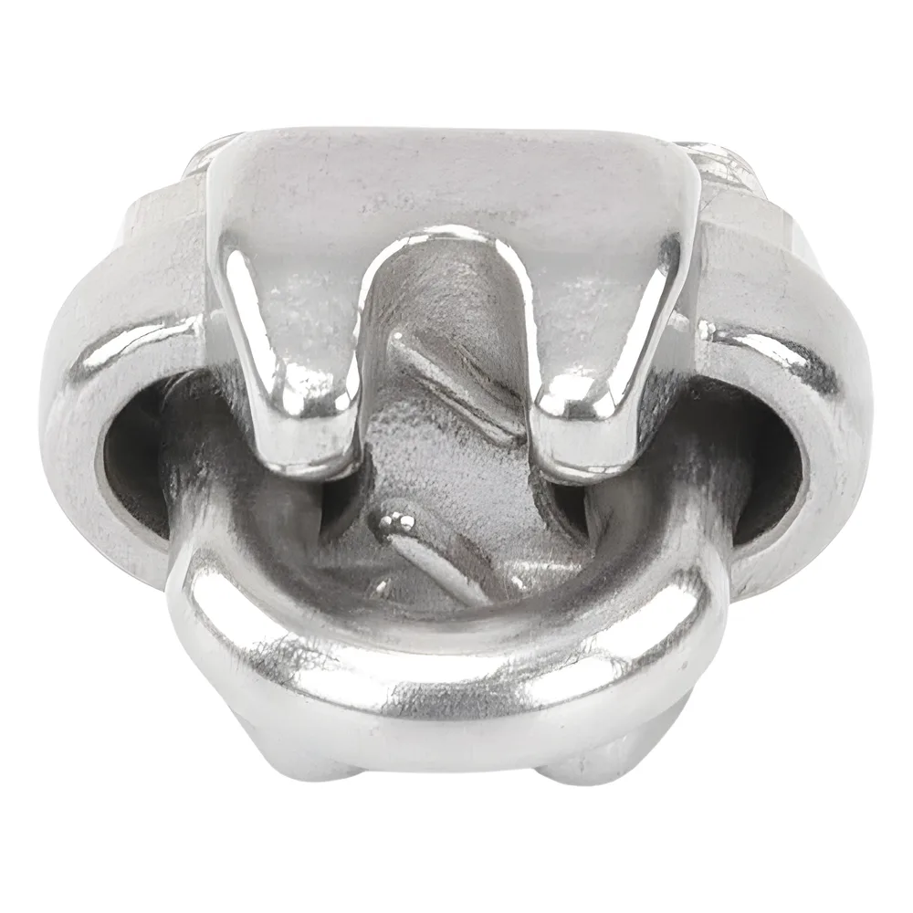 Nudo/ Perro/ Abrazadera Acero Forjado para Cable de 1/4", Acero Inoxidable. – vista 4