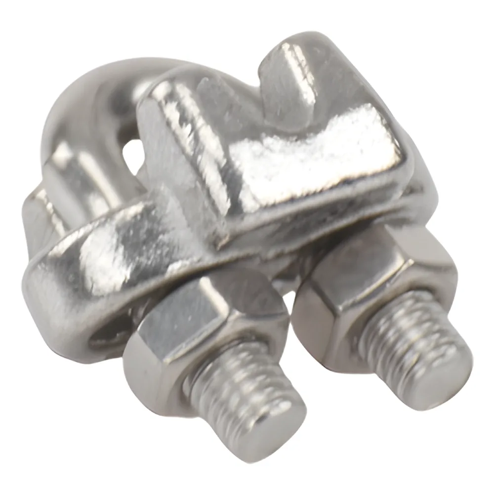 Nudo/ Perro/ Abrazadera Acero Forjado para Cable de 1/8", Acero Inoxidable. – vista 5