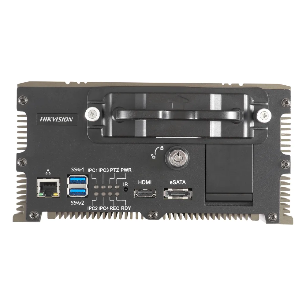 NVR Movil de 5 Canales de 2 Megapixel  / 2 Bahías de Dsco Duro de 2 TB / Soporta GPS