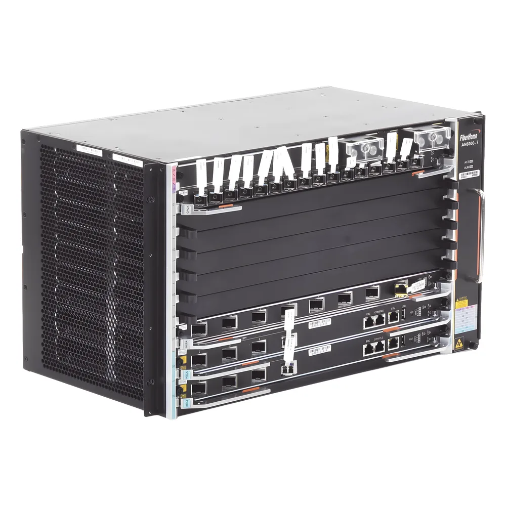 OLT Carrier Class Modular GPON, 6 Ranuras de Servicio, Incluye 1 Tarjeta de Servicio 16 puertos GPON, crecimiento hasta 96 puertos GPON, 6 UR, Gestión por UNM2000, CLI, (Incluye Instalación de software UNM2000) – vista 3