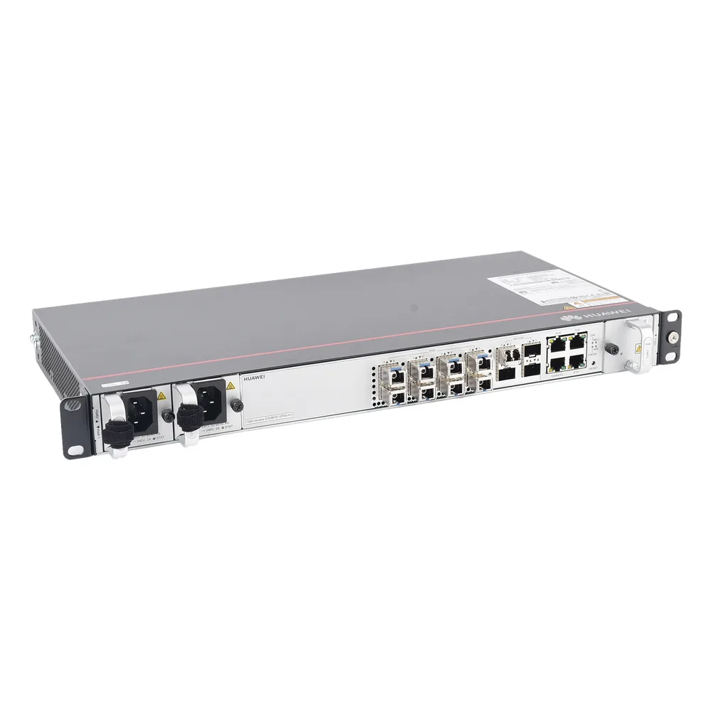 OLT GPON OptiXAccess 8 Puertos con Módulos C+, 4 Puertos Uplink (10GE/GE), Hasta 256 ONTs, 2 Fuentes de Alimentación AC, 1 UR – vista 4