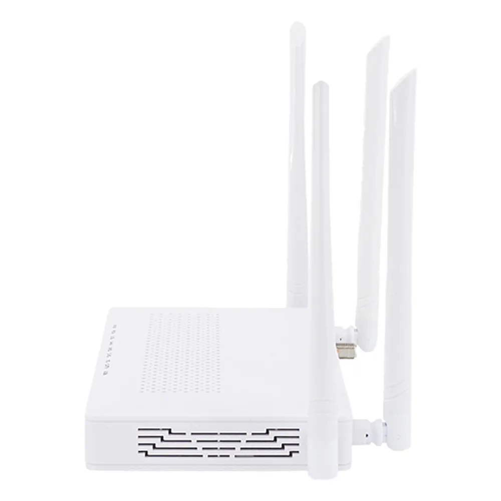 ONU Dual GPON/EPON / Wi-Fi Doble Banda 2.4 y 5 GHz / Soporta MESH / 2 Puertos Gigabit / 1 Puerto PON SC/APC / 1 puerto CATV / Hasta 1200 Mbps vía Wi-Fi – vista 3