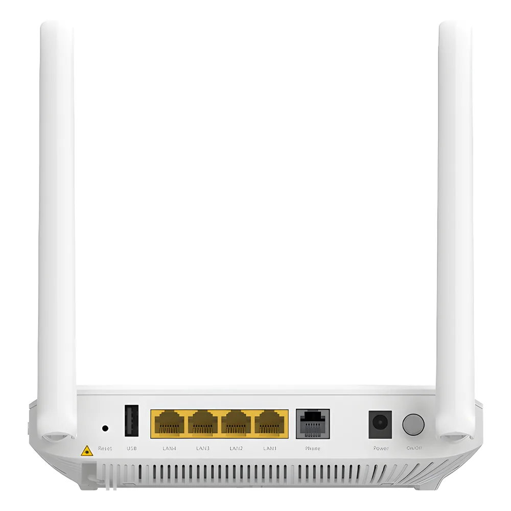 ONU GPON WiFi (2.4/5 GHz), 2 antenas de 5 dBi, Compatible con OLT de Terceros, MIMO 2x2, 4 puertos Gigabit + 1 POTS + USB, conector SC/UPC (Gestión WAN desde la Interfaz de la ONU) – vista 5