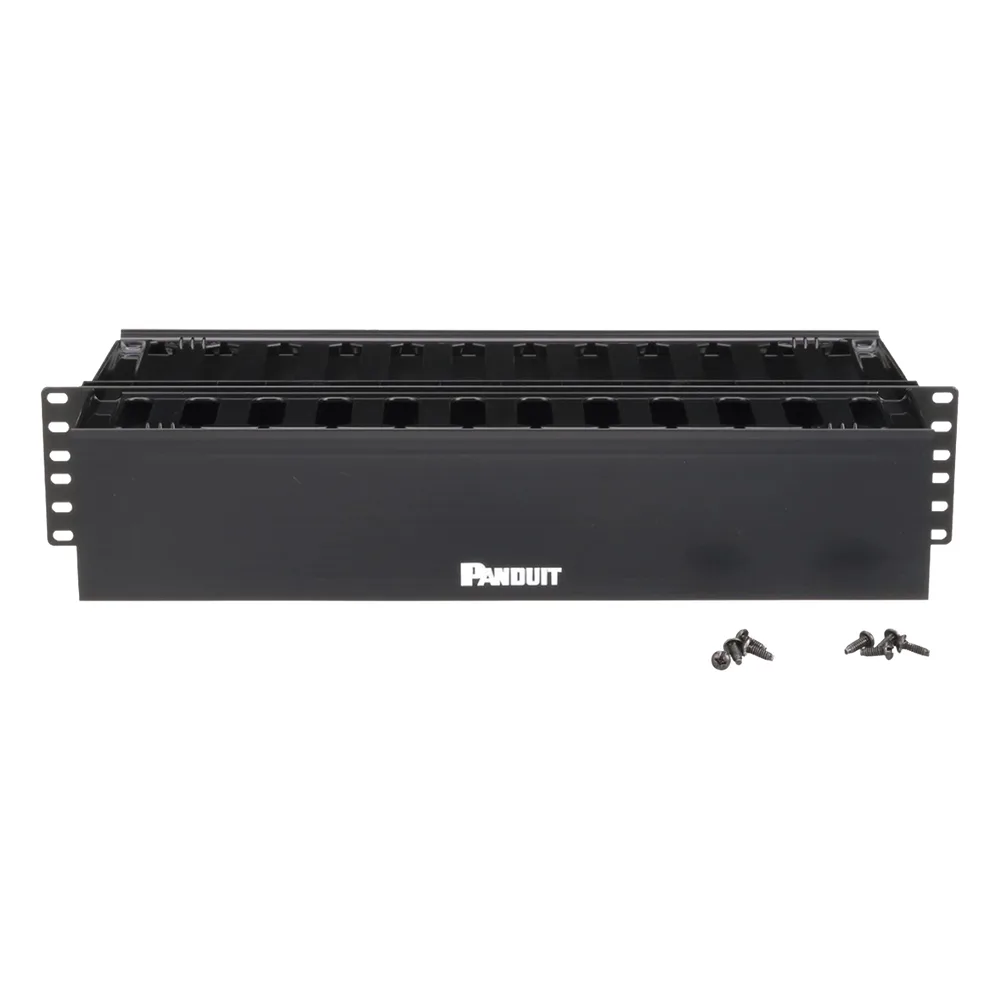 Organizador de Cables Horizontal PatchLink, Doble (Frontal y Posterior), Para Rack de 19in, 2UR – vista 2
