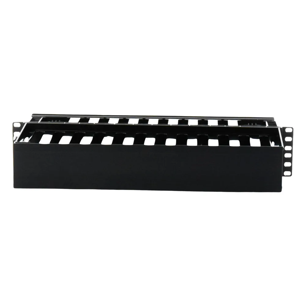 Organizador de Cables Horizontal PatchLink, Doble (Frontal y Posterior), Para Rack de 19in, 2UR – vista 5