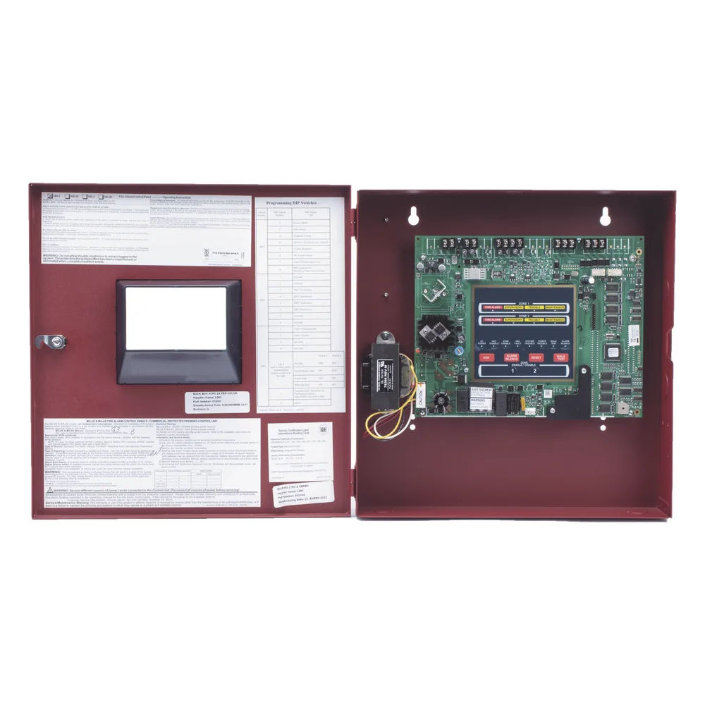 Panel de detección y alarma contra incendio convencional de 4 zonas, compatible con detectores i3 de System Sensor – vista 5