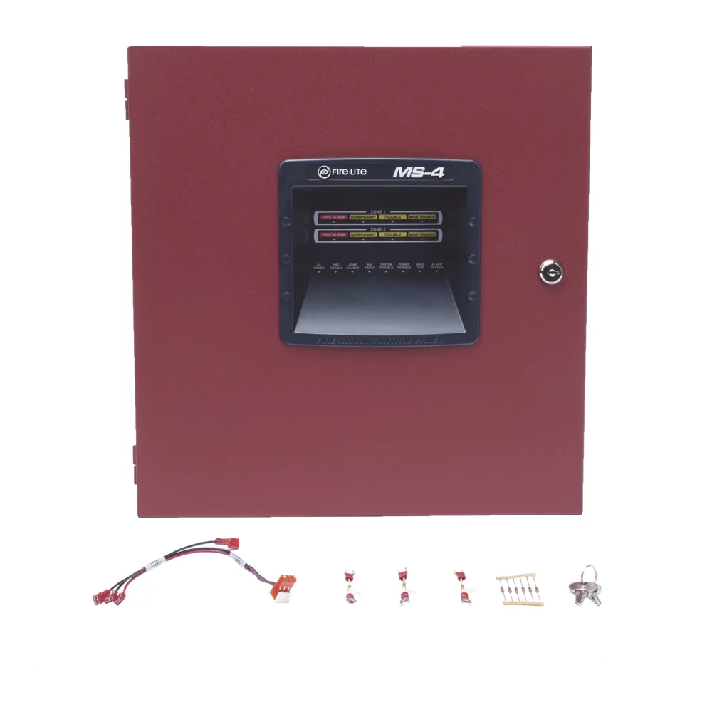 Panel de detección y alarma contra incendio convencional de 4 zonas, compatible con detectores i3 de System Sensor – vista 7