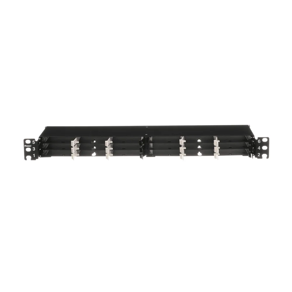 Panel de Distribución de Fibra Óptica, Acepta 18 Cassettes HD Flex en 4 Espacios, Hasta 144 Fibras, 1 UR