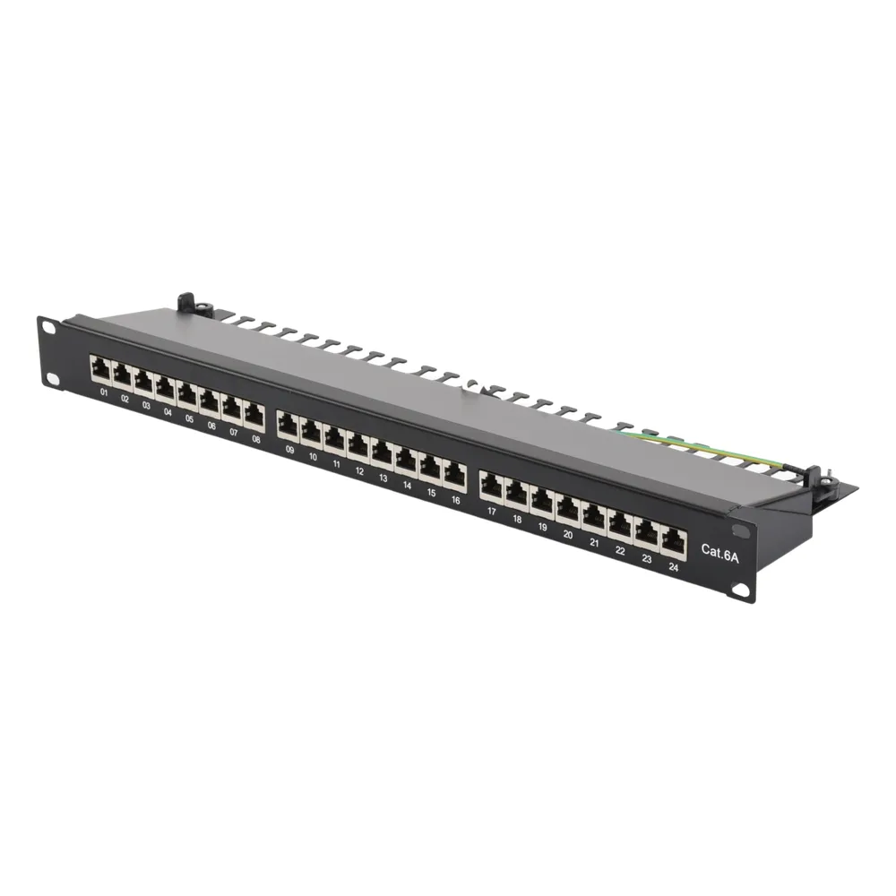 Panel de Parcheo de Impacto (110) Blindado de 24 Puertos Cat6A – vista 4