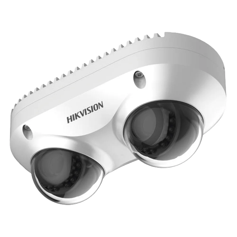 PanoVu Series / Lente Dual de 4 Megapixel / 2 Lentes Fijos de 2.8 mm / Recomendado para Pasillos o Esquinas / IP67 / IK10 / PoE / WDR 120 dB / 10 mts IR / Entrada y Salida de Audio y Alarma / MicroSD – vista 3