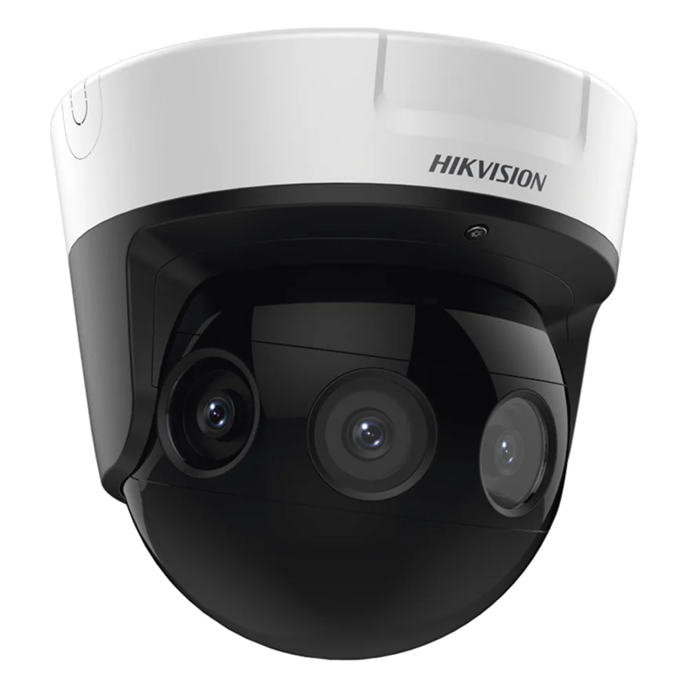 PanoVu Series / Vista Panorámica 180° / 16 Megapixel en Total / 4 Lentes 2.8 mm (4 Lentes 4 Megapixel) / 20 mts IR / Exterior IP67 / IK10 / 12 Vcc / PoE+ / Micro SD – vista 2