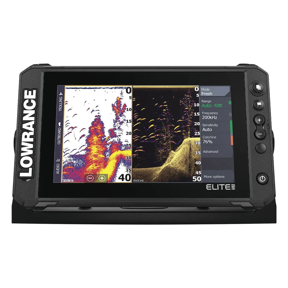 Pantalla de navegación Elite FS  de 9" no incluye transductor.