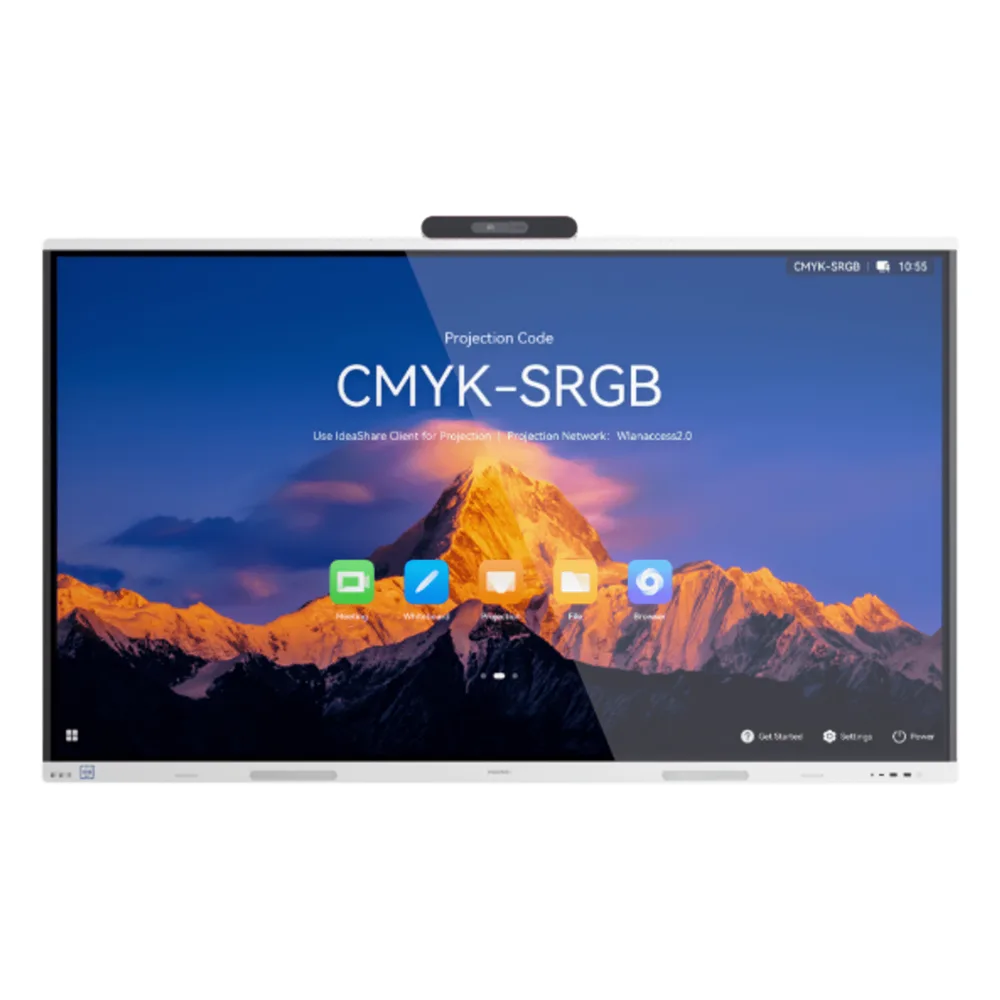 Pantalla Interactiva IdeaHub S3 para Colaboración Inteligente / 75" / Doble Cámara 4K / Harmony OS / Wi-Fi 6 / 24 Micrófonos / BYOM / Enfoque Automático / Baffle acústico / Gestión desde la nube