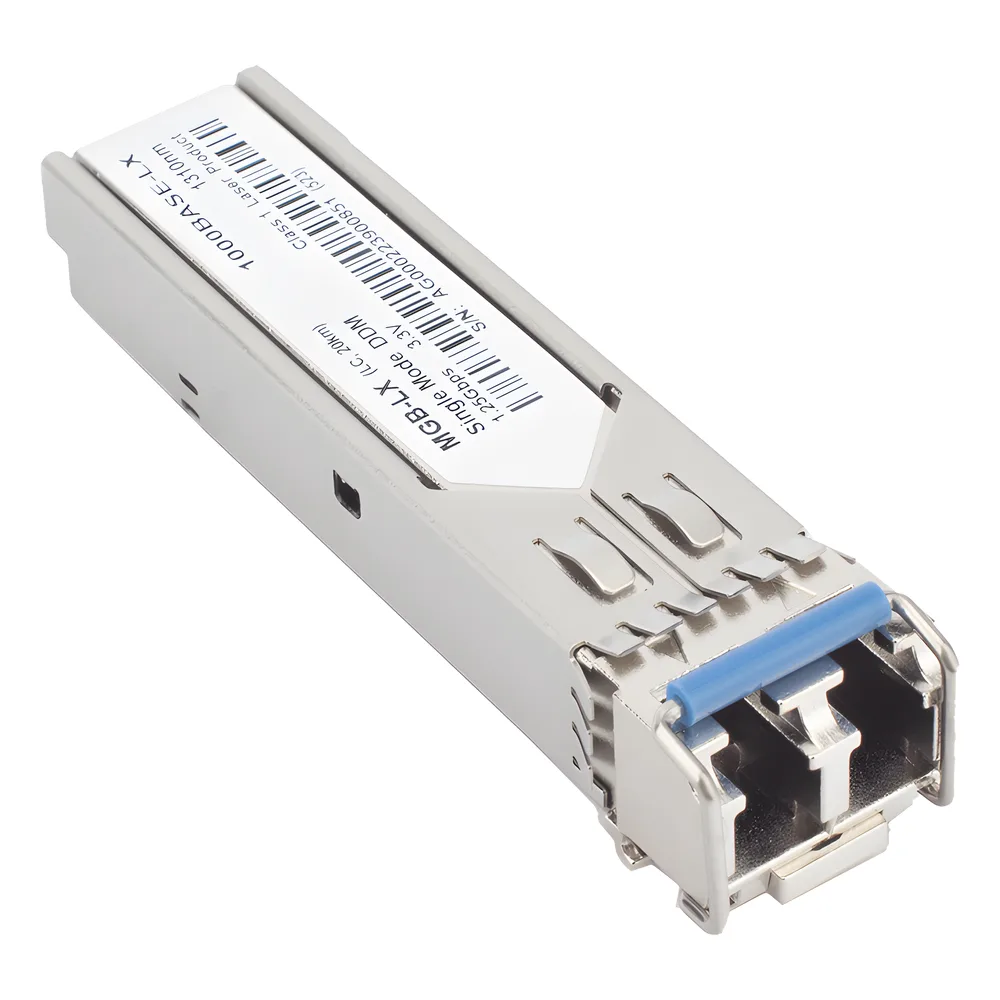 Paquete de 10 Piezas del Transceptor Industrial mini-Gbic SFP 1G LC TX:1310nm Para Fibra Mono Modo 20 Km – vista 4
