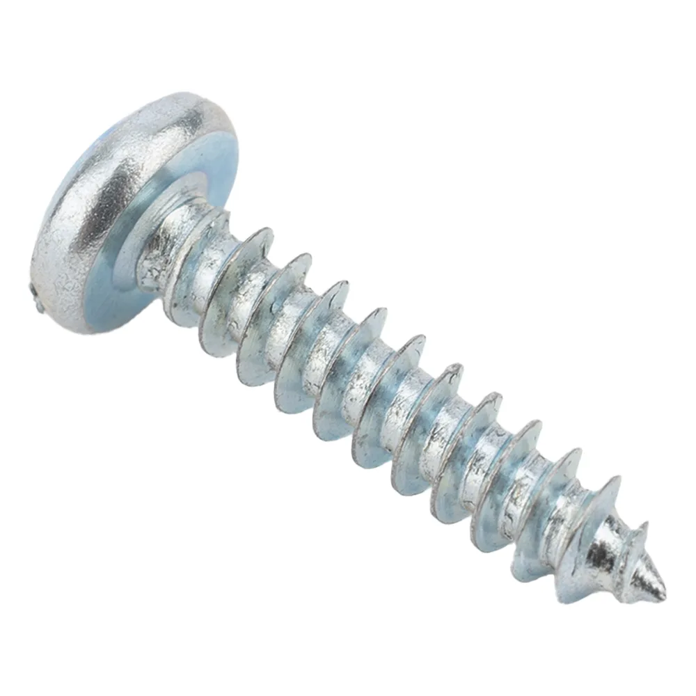 Paquete de 20 taquetes blancos  3/4" y 20 tornillos 8mm x 3/4" (1101-05002) – vista 3