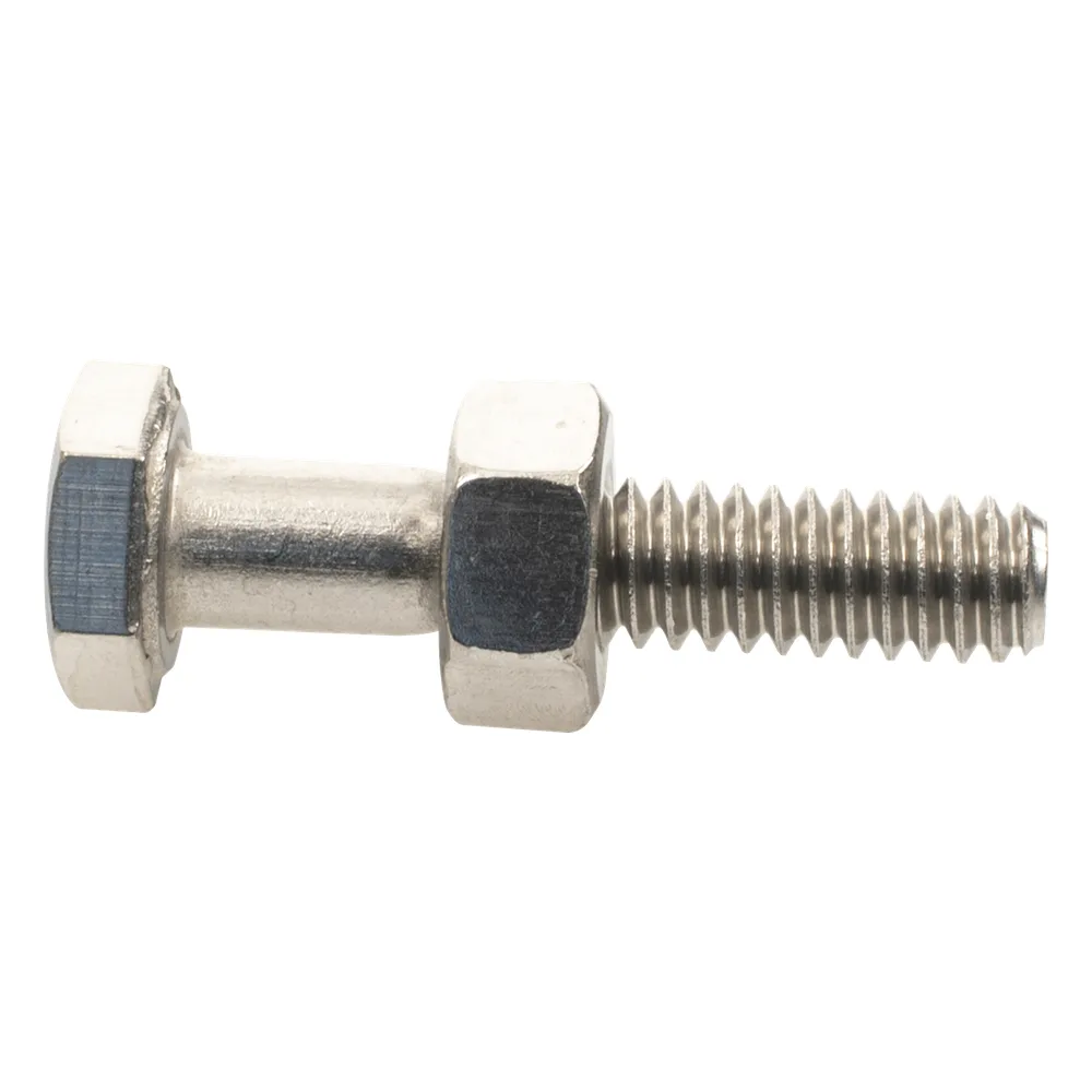 Paquete de 6 tornillos con tuercas de acero inoxidable 1/4 x 1 1/4”. – vista 5