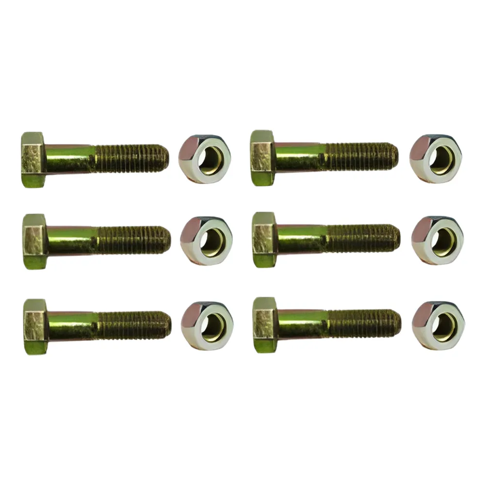 Paquete de 6 tornillos grado 5 y tuercas tropicalizadas 1/4 x 1-1/4". Para STZ30/SCZ30/SCZ30P.