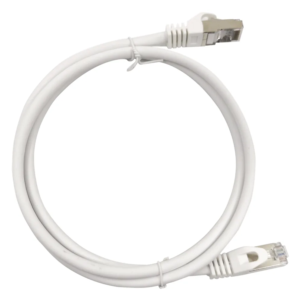 Patch Cord Cat6A 10G Blindado 7.0 Metros (22.96 Pies) Blanco