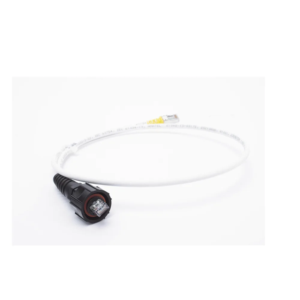 Patch Cord Reforzado Industrial (Ruggedized), Cat6A Blindado S/FTP, CM/LS0H, 0.91 Metros (3 Pies) – vista 2