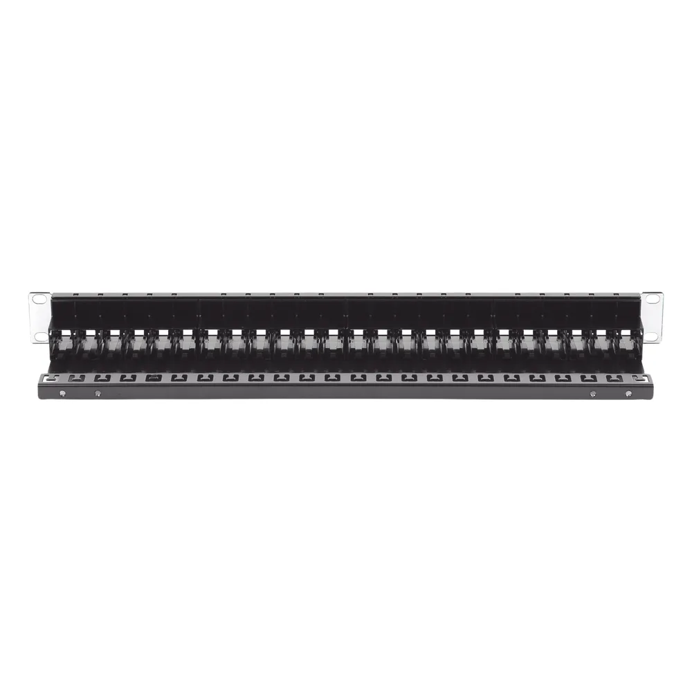Patch Panel Z-Max de 24 Puertos, Blindado, Precargado con Jacks Categoría 6A, Plano, 1UR – vista 4