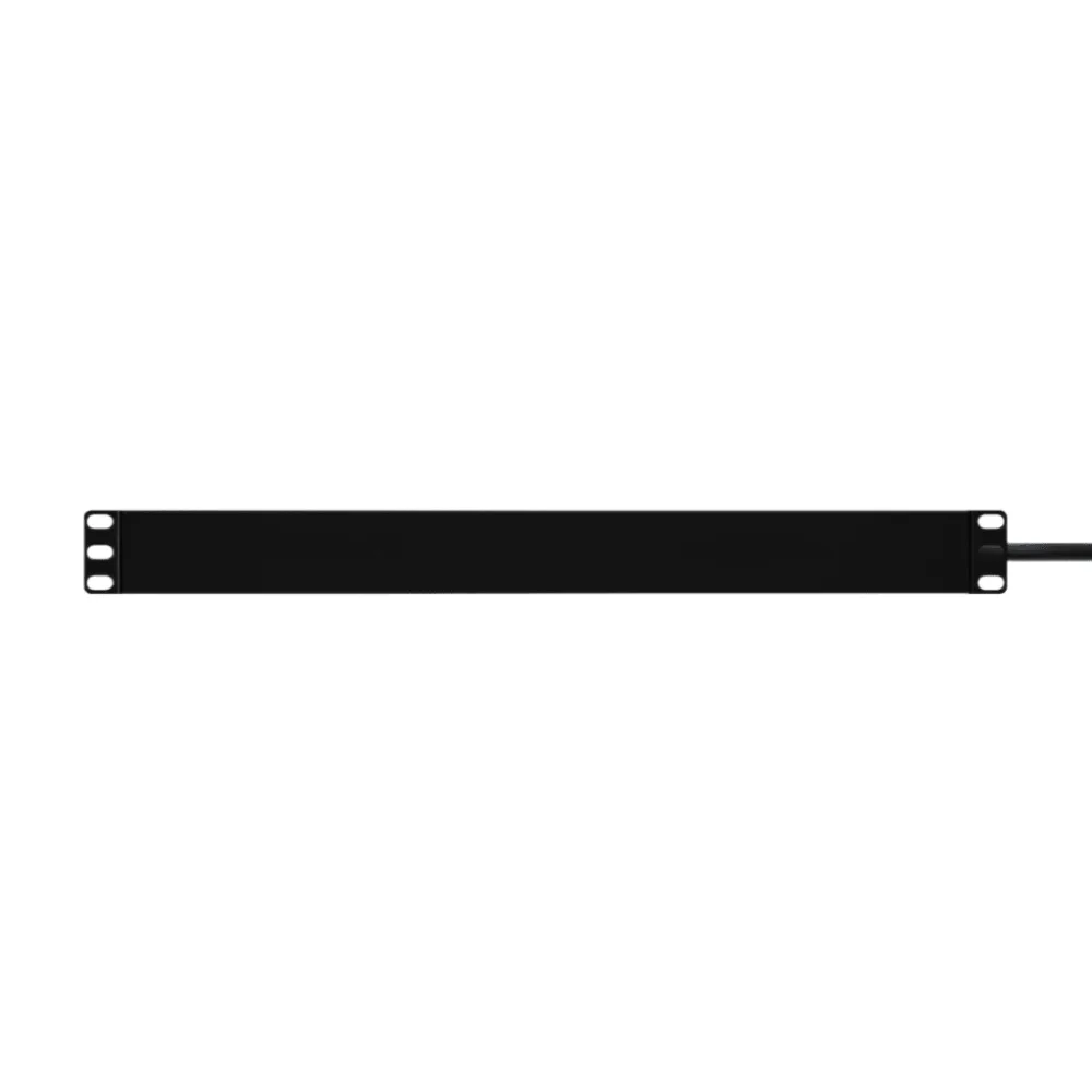 PDU ES2P Básico para Distribución de Energía, Enchufe de Entrada NEMA L6-20P, Con 12 Contactos C13, Instalación Horizontal de 19in, 1UR, 20 Amp, 220 Vca – vista 3