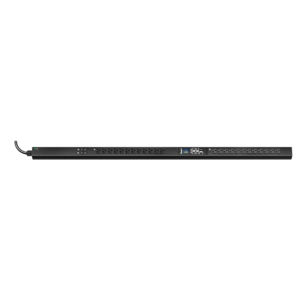 PDU ES2P Monitoreable (MI) para Distribución de Energía, Enchufe de Entrada NEMA L5-30P, Con 24 Salidas NEMA 5-20R, de Instalación Vertical, 120 Vca, 30 Amp