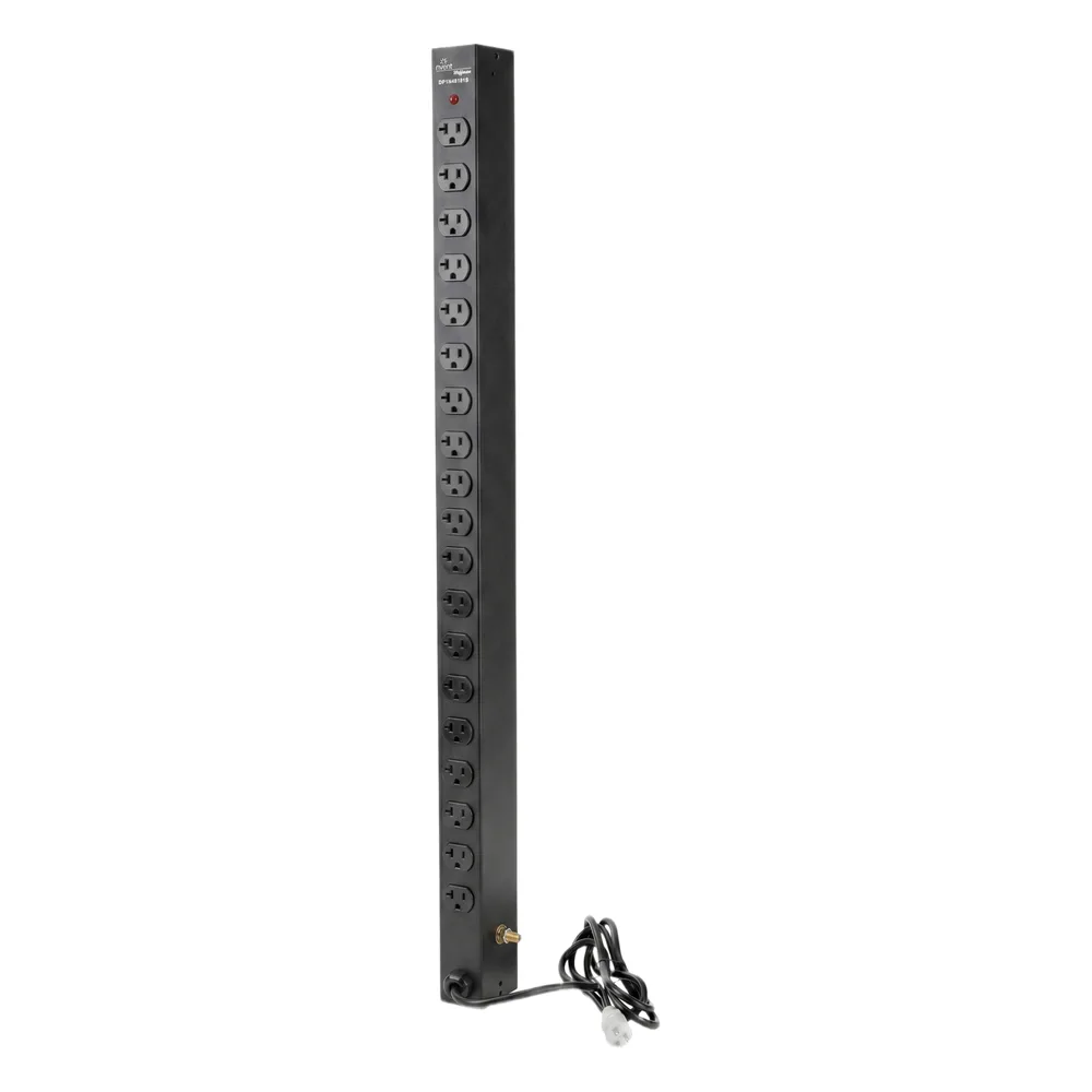 PDU Vertical para Rack con 18 Tomas NEMA 5-15R, 15A, 1.22 m (48 in) de Altura, Acero Color Negro – vista 3