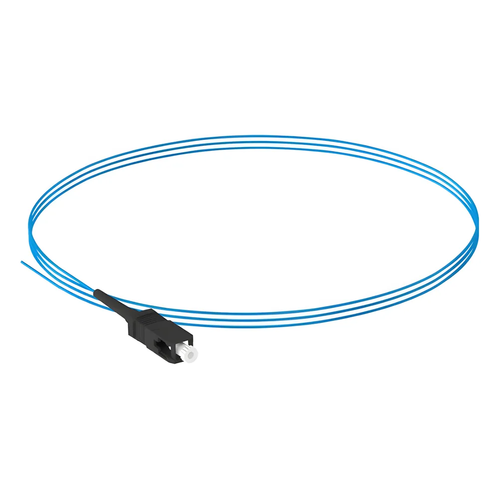 Pigtail de Fibra Óptica SC Simplex, Multimodo OM3 50/125, 900um, Color Aqua, 3 Metros (9.84 Pies) – vista 3