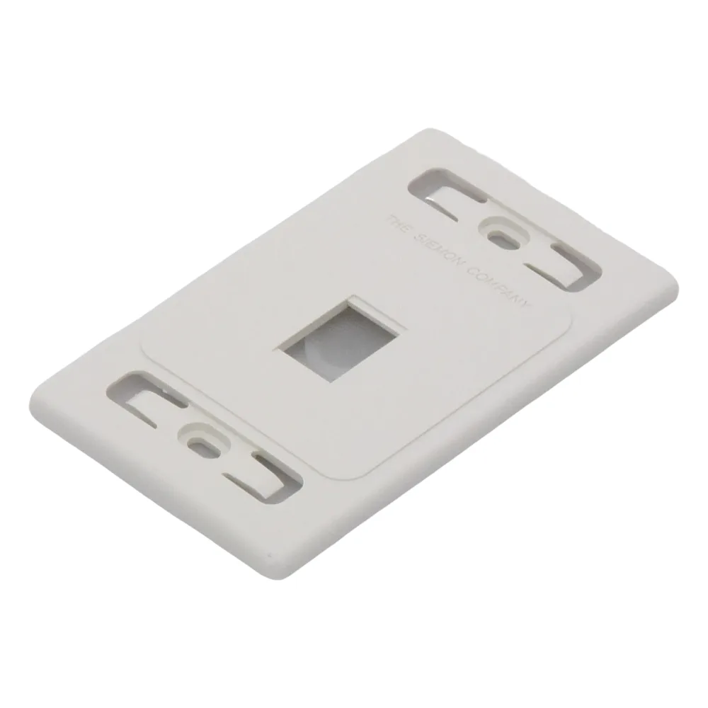 Placa de Pared Modular MAX, de 1 Salida, Color Blanco – vista 2