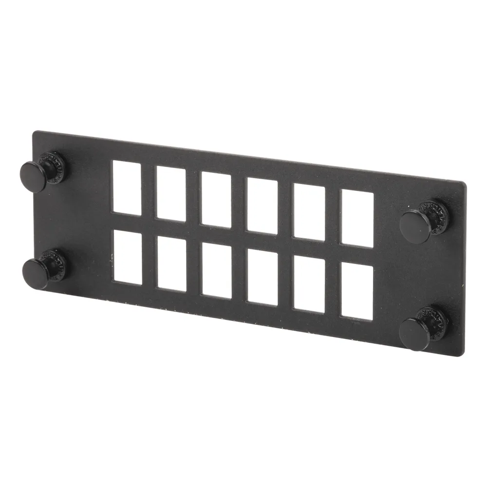 Placa Para 12 Adaptadores de Fibra Óptica, Uso con Gabinetes FPONE3 y FPONE4 – vista 2