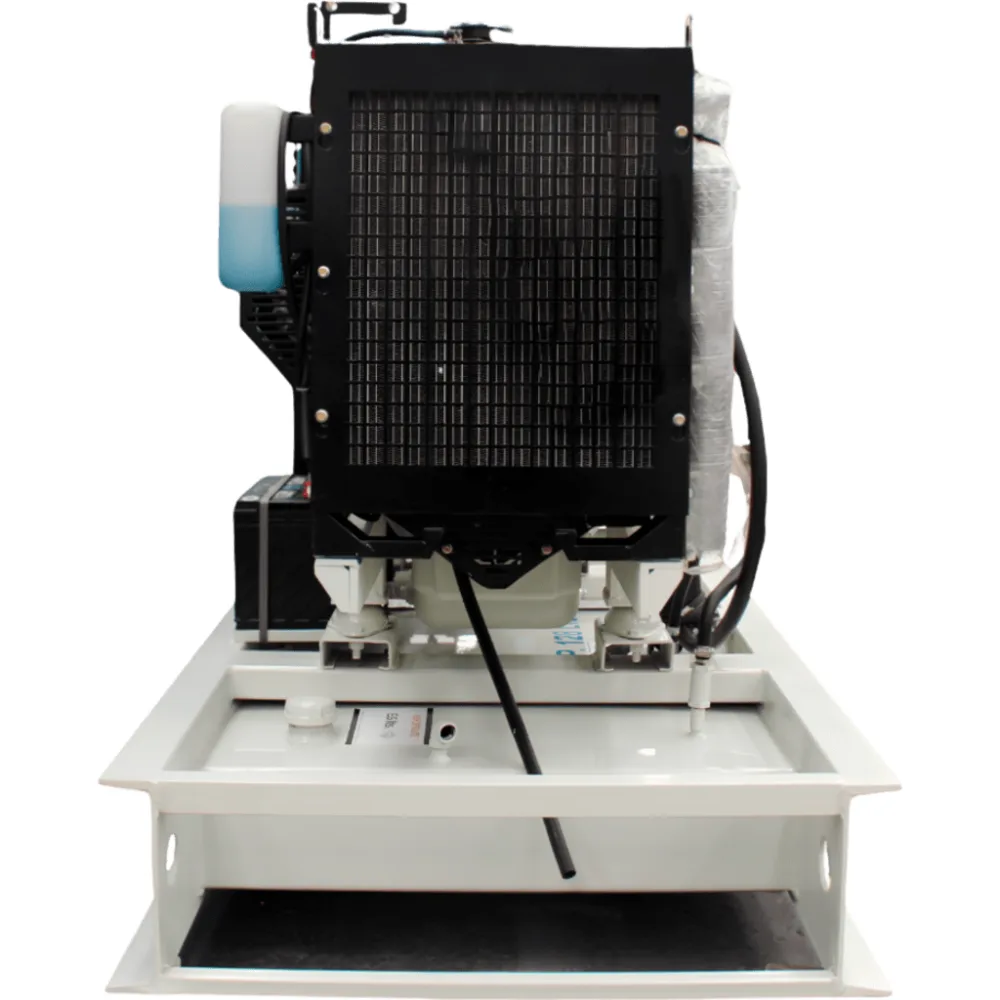 Planta de Emergencia Diesel / 23KW ( 29KVA) Emergencia/ 21 KW (26KVA) Continuo / 220/127 / Trifásico 4 hilos  / Motor Cummins X2.5G4 3 Cilindros/ Generador Stamford S0L2M1/ Control PEM-CAT Transferencia automática/ Tanque 130L. – vista 3