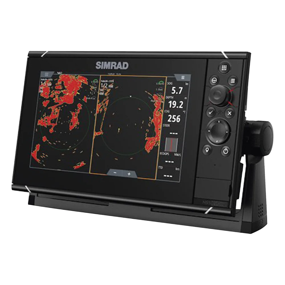 Plotter de Navegación Multifunción NSS16 evo3S, Pantalla Táctil, Cartografía Digital, Ecosonda, Radar, Piloto Automático, Dual Card Reader, Control por Panel Táctil y Teclas Físicas – vista 3