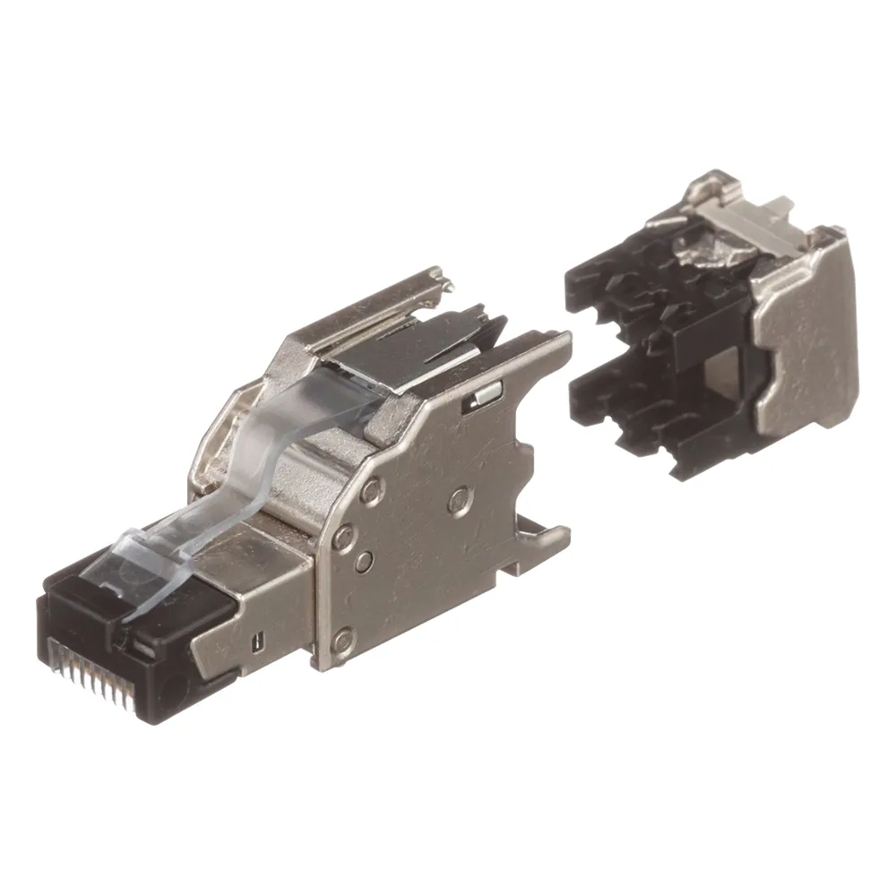 Plug RJ45 Blindado, Instalación Recta, Terminación en Campo Certificable, Compatible con Cat5e, Cat6 y Cat6A, Color Plata – vista 4