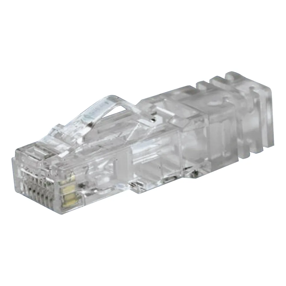 Plug RJ45 Cat6 de 5 Piezas, Para Cable UTP de Calibre 23-24 AWG, Chapado en Oro de 50 Micras, Paquete de 100 Piezas – vista 5