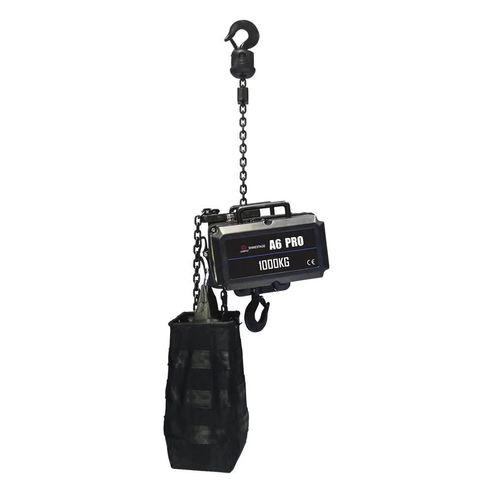 Polipasto Eléctrico / Motor de Elevación 220V | 1 Tonelada | 25m Cadena | IP66 Exterior | Case de Vuelo Incluido
